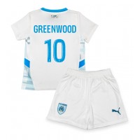 Dječji Nogometni Dres Olympique de Marseille Mason Greenwood #10 Domaci 2024-25 Kratak Rukav (+ Kratke hlače)